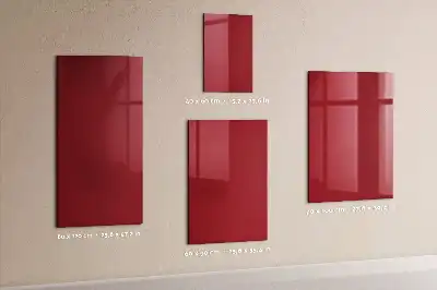 Tablă de desenat magnetică de culoare roșie