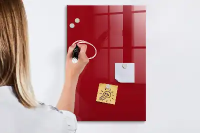 Tablă de desenat magnetică de culoare roșie