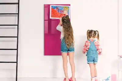 Tablă magnetică pentru scris culoare roz intens