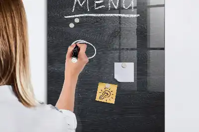 Tablă magnetică pentru scris cu design de panou pentru meniu