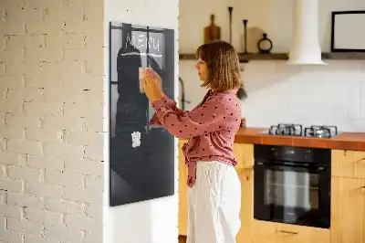Tablă magnetică pentru scris cu design de panou pentru meniu