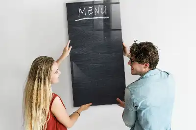 Tablă magnetică pentru scris cu design de panou pentru meniu