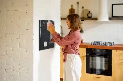 Tablă magnetică pentru scris cu design de panou pentru meniu