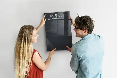 Tablă magnetică pentru scris cu design de panou pentru meniu