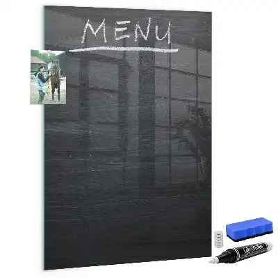 Tablă magnetică pentru scris cu design de panou pentru meniu