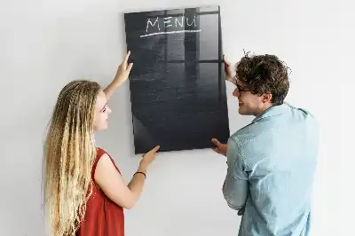 Tablă magnetică pentru scris cu design de panou pentru meniu