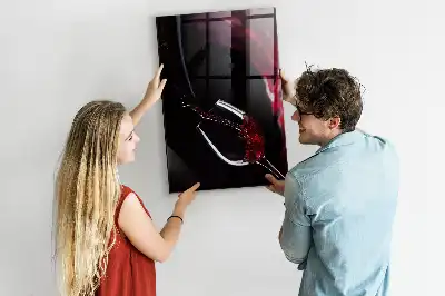Tablă magnetică pentru scris varianta cu vin vărsat