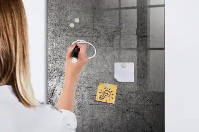 Tablă de desenat magnetică cu aspect de metal zgâriat