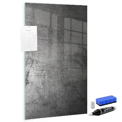 Tablă de desenat magnetică cu aspect de metal zgâriat