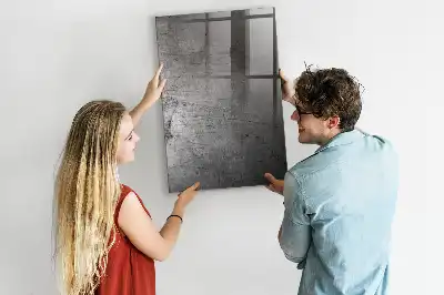 Tablă de desenat magnetică cu aspect de metal zgâriat