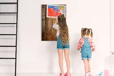 Tablă magnetică pentru scris din lemn vechi