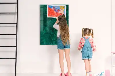 Tablă magnetică pentru scris model bloc de smarald
