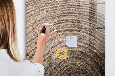 Tablă de desenat magnetică model inele de copac