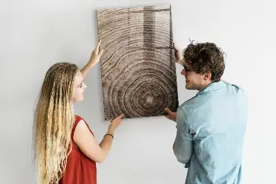 Tablă de desenat magnetică model inele de copac