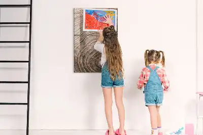 Tablă de desenat magnetică model inele de copac