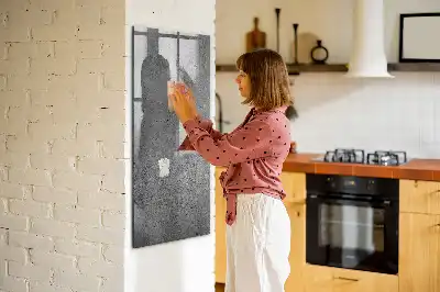 Tablă de desenat magnetică model Beton