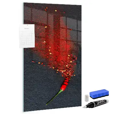 Boia de ardei pudră tablă de desenat magnetică