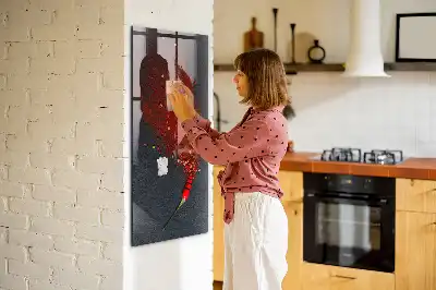 Boia de ardei pudră tablă de desenat magnetică