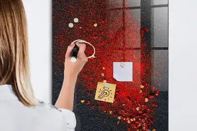 Boia de ardei pudră tablă de desenat magnetică