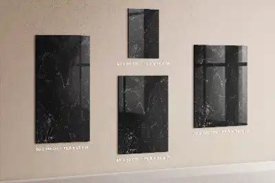 Tablă magnetică pentru scris cu aspect de marmură închisă