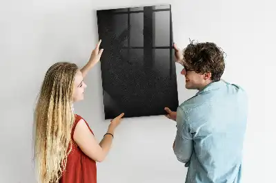 Tablă magnetică pentru scris model rocă închisă