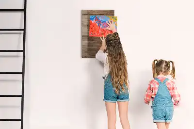 Tablă de desenat magnetică din lemn