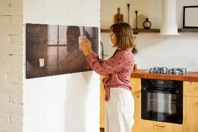 Tablă magnetică pentru desen lemn vechi