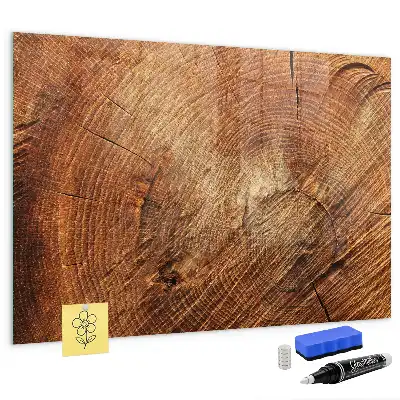 Tablă magnetică pentru desen cu model de trunchi vechi de copac