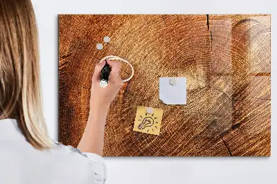 Tablă magnetică pentru desen cu model de trunchi vechi de copac