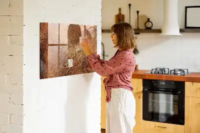 Tablă magnetică pentru desen cu model de trunchi vechi de copac