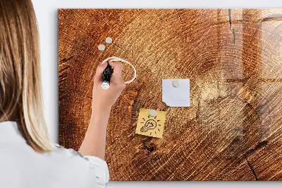 Tablă magnetică pentru desen cu model de trunchi vechi de copac