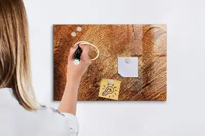 Tablă magnetică pentru desen cu model de trunchi vechi de copac