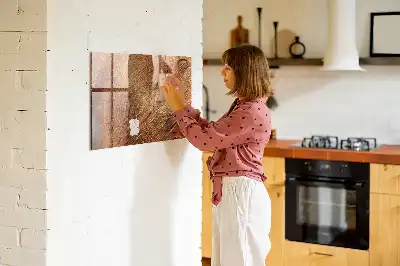 Tablă magnetică pentru desen cu model de trunchi vechi de copac