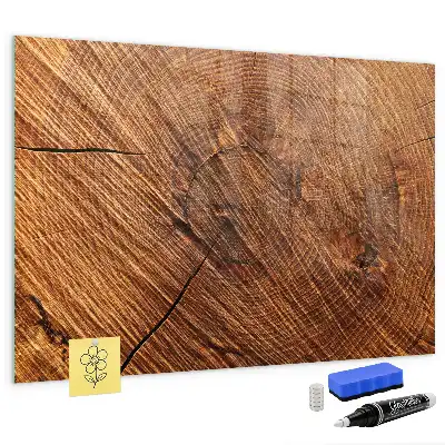 Tablă magnetică pentru scris decorativă din lemn