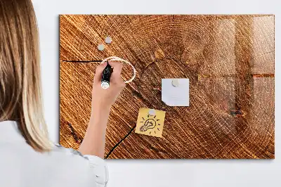 Tablă magnetică pentru scris decorativă din lemn
