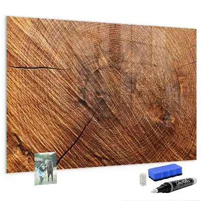 Tablă magnetică pentru scris decorativă din lemn