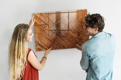 Tablă magnetică pentru scris decorativă din lemn