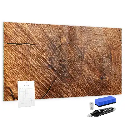 Tablă magnetică pentru scris decorativă din lemn