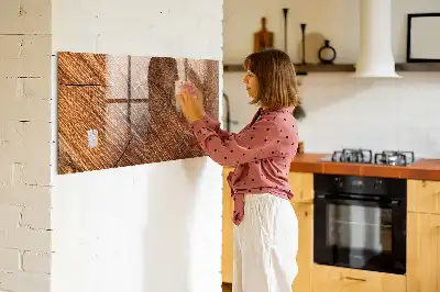 Tablă magnetică pentru scris decorativă din lemn