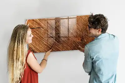 Tablă magnetică pentru scris decorativă din lemn