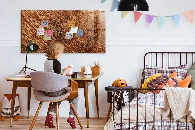 Tablă magnetică pentru scris decorativă din lemn