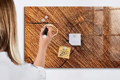Tablă magnetică pentru scris decorativă din lemn