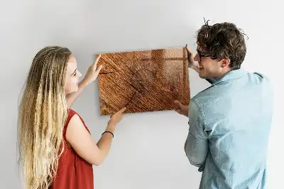 Tablă magnetică pentru scris decorativă din lemn