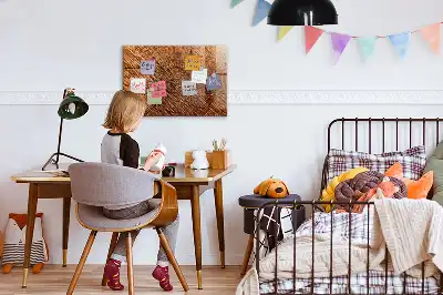 Tablă magnetică pentru scris decorativă din lemn