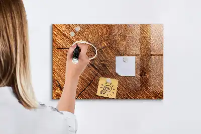 Tablă magnetică pentru scris decorativă din lemn