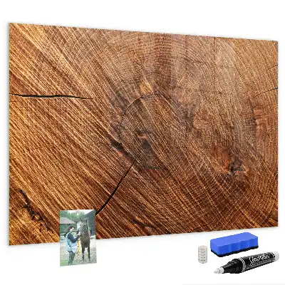 Tablă magnetică pentru scris decorativă din lemn