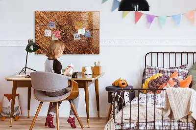 Tablă magnetică pentru scris decorativă din lemn