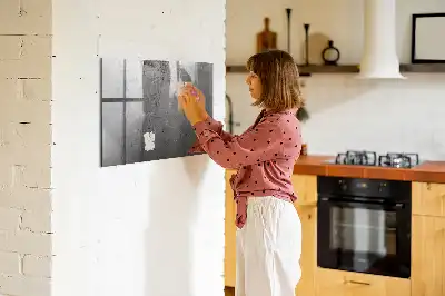 Tablă magnetică pentru scris cu finisaj metalic