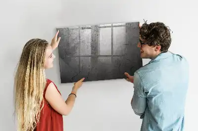 Tablă magnetică pentru scris cu finisaj metalic