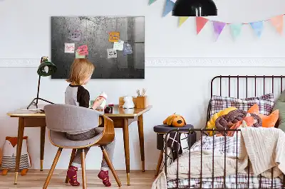 Tablă magnetică pentru scris cu finisaj metalic
